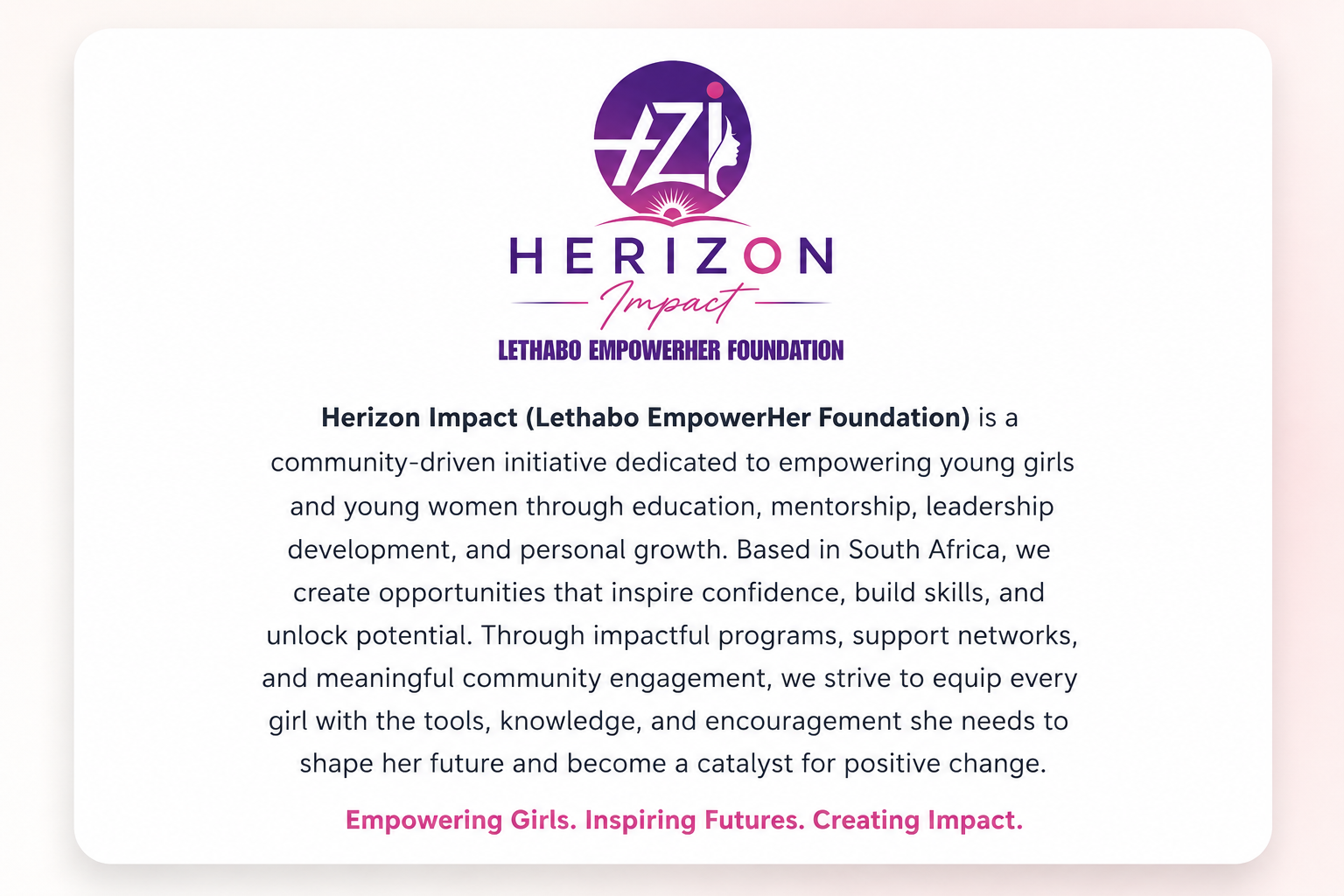 Girls learning and empowering each other
